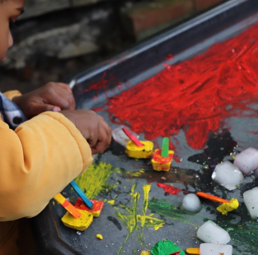 Children at Clifton Street Preschool Swindon